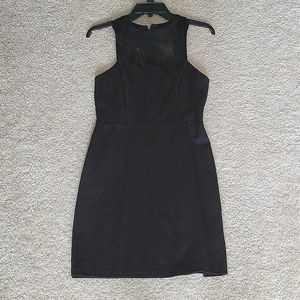 Sanctuary lace top black mini dress